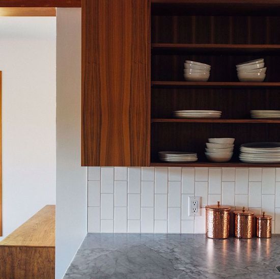 Picture of Wooden kitchen door